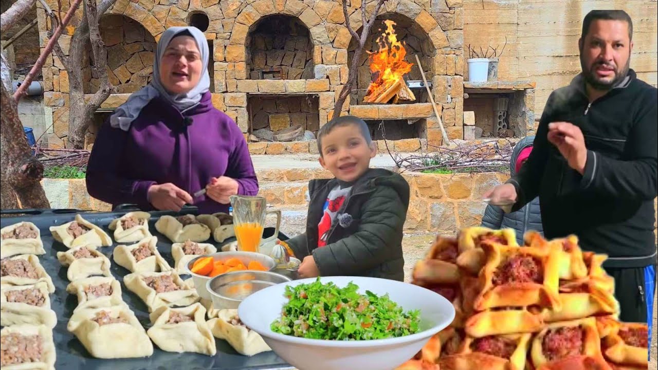 فطور رمضان 🌛اطيب تبولة لبنانية مع أنجح صفيحة بعلبكية ❤️