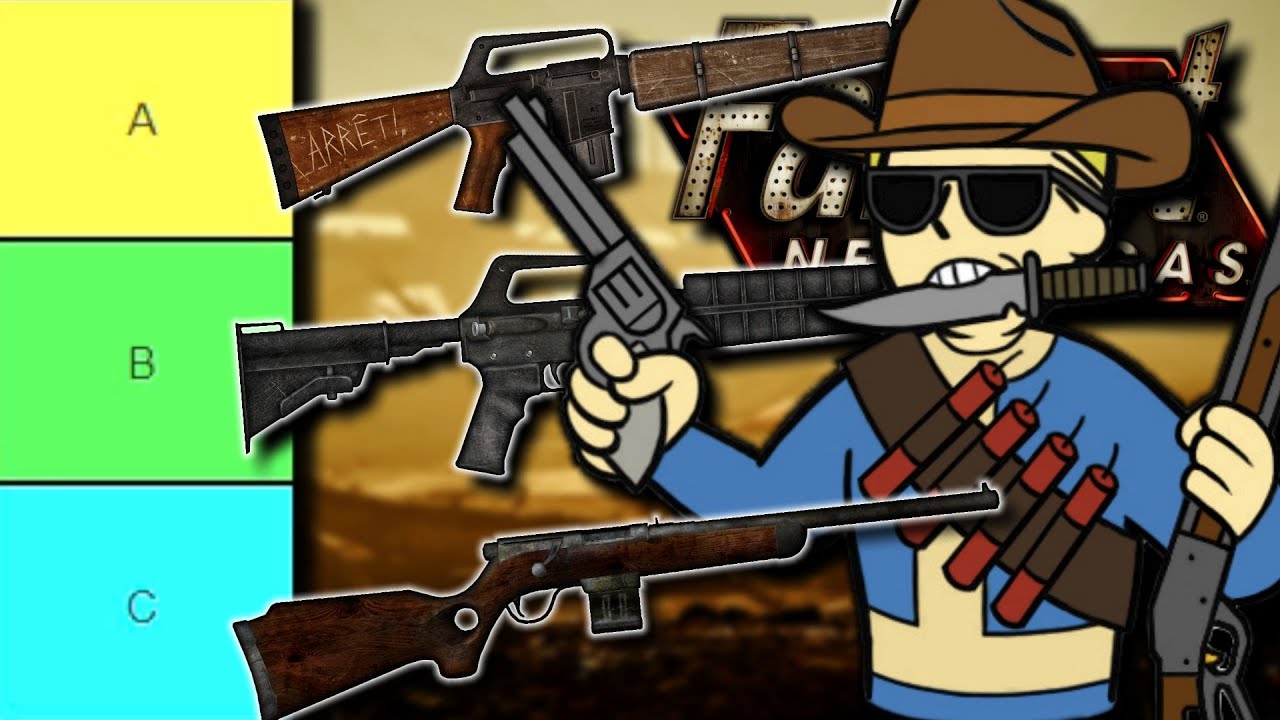 Полный список уровней винтовки Fallout New Vegas