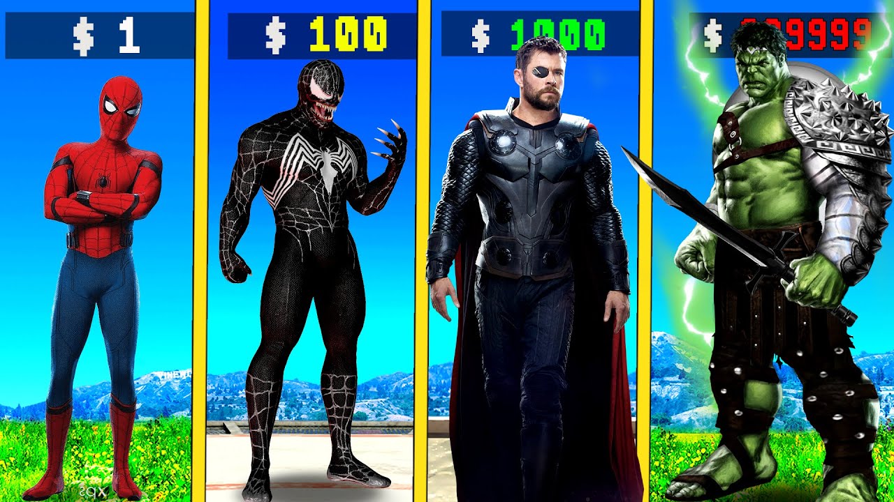1$ SUPERHERO SUIT to 1000000000$ SUPERHERO  (PART-1)
