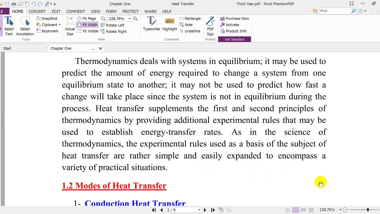 Lecture 1 Heat transfer