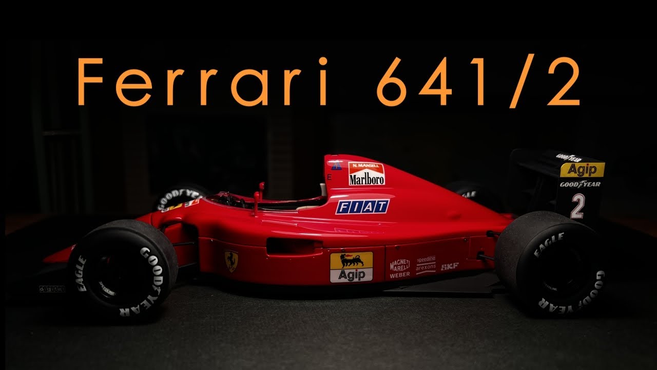 Ferrari 641/2 1/20 FUJIMI f1 scale plastic model [Full Build]