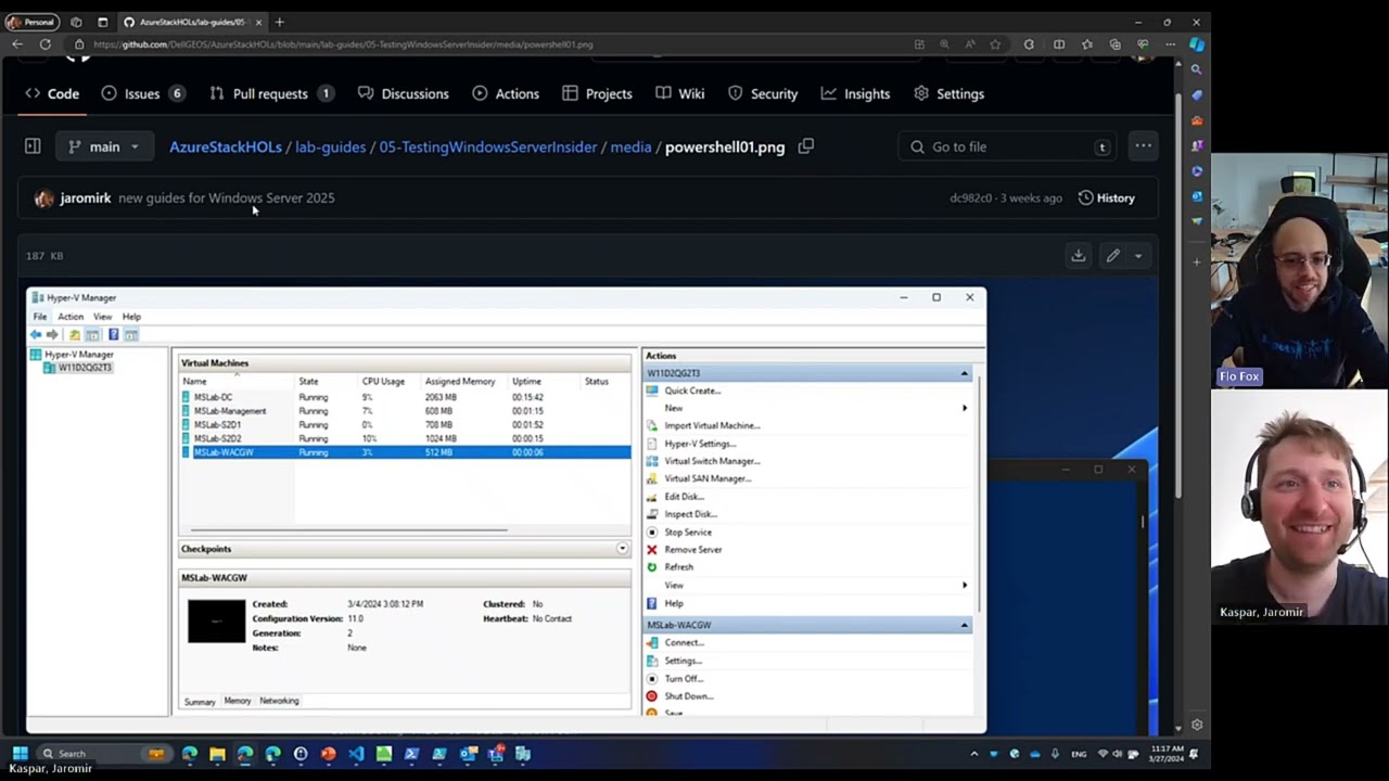 Testing Windows Server 2025 with mslab feat. Jaromir Kaspar