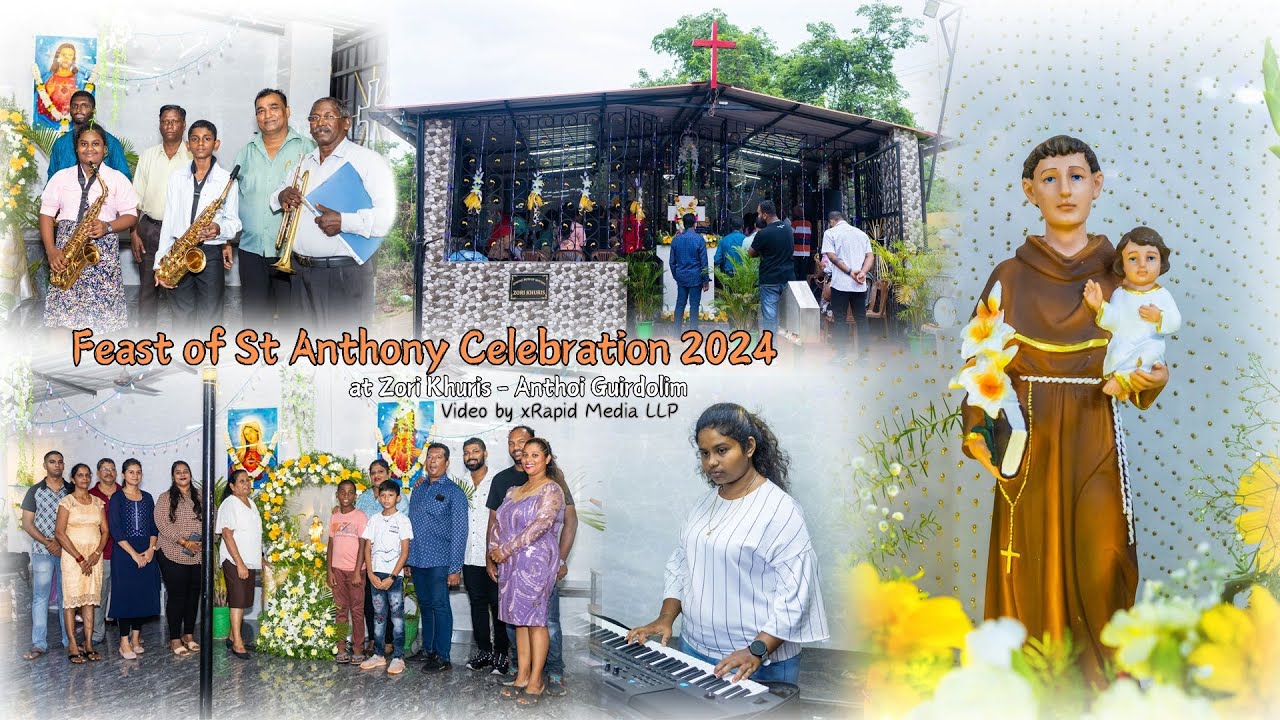 Feast of St Anthony celebration at ZORI KHURIS Guirdolim Goa | Cinematic Highlight video 2024