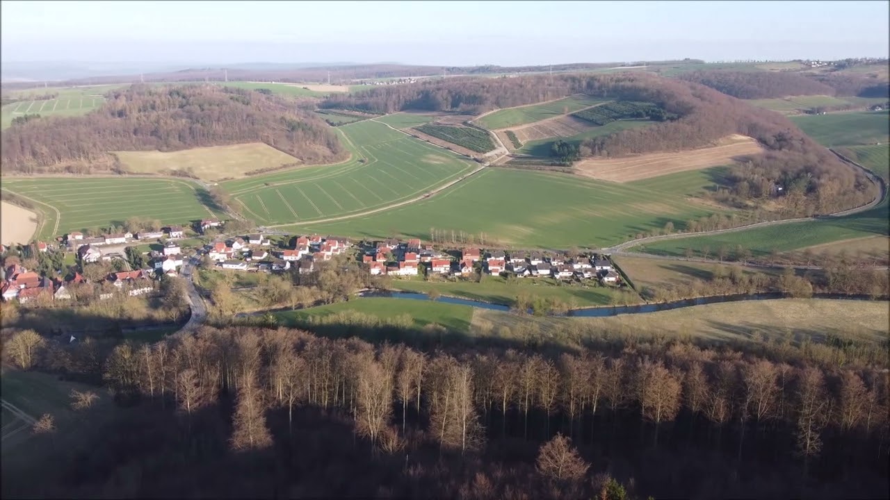Abendflug übers Emmert(h)al bei Amelgatzen