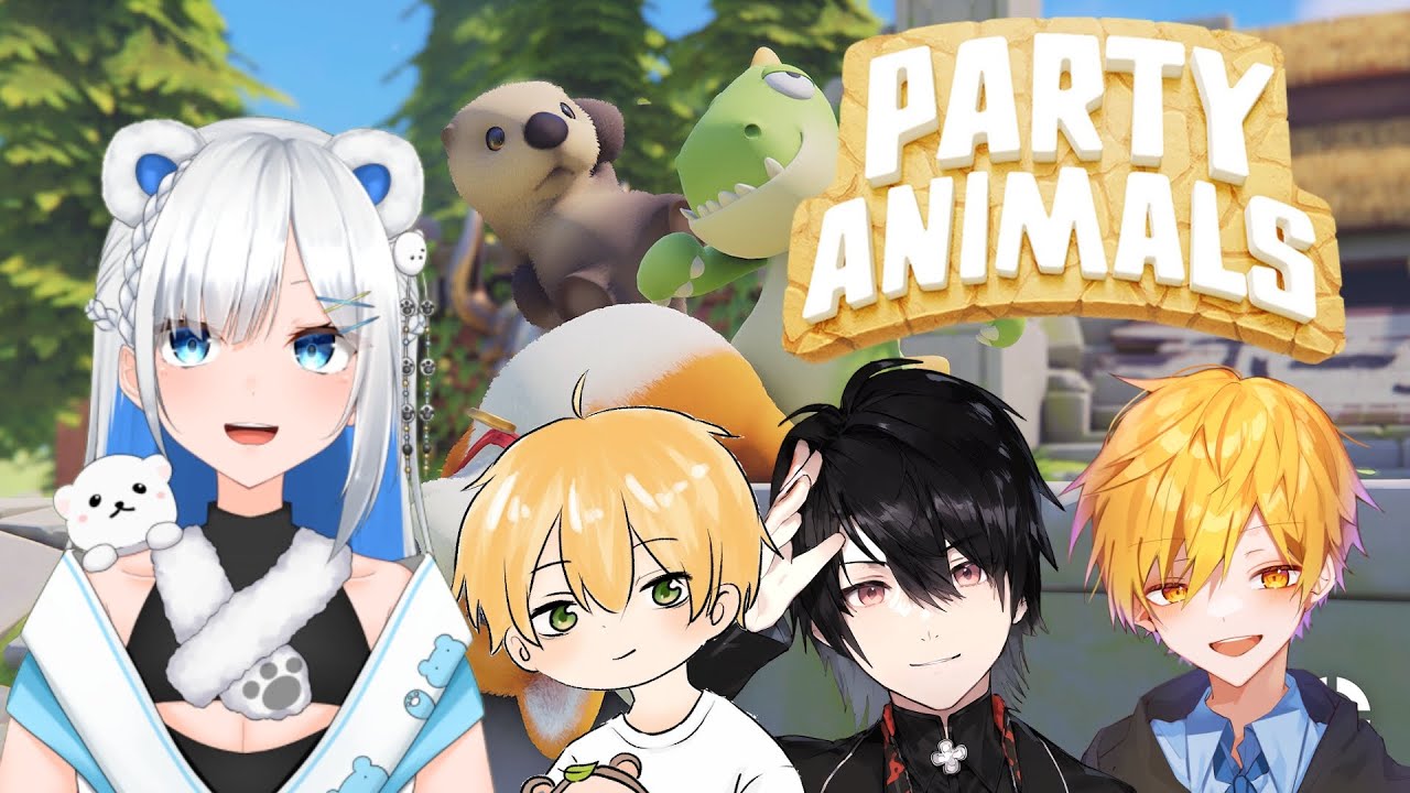 [ #partyanimals  ] シミュグラコラボ！可愛い動物たちでバトルだ🐻‍❄️