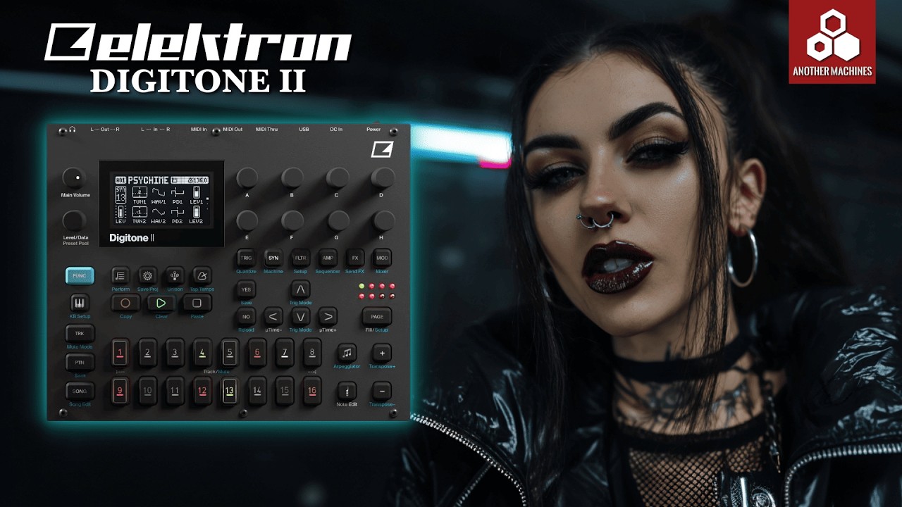 🔥 ELEKTRON DIGITONE II &ndash; TECHNO PROJECT #7 🔥 16 PATTERNS
