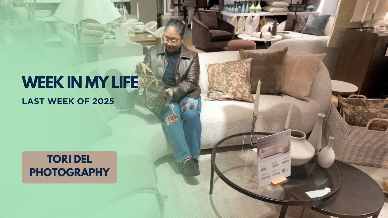 Week in my life | Lego build | Last week of 2025 | Furniture shopping | Tori Del Photography