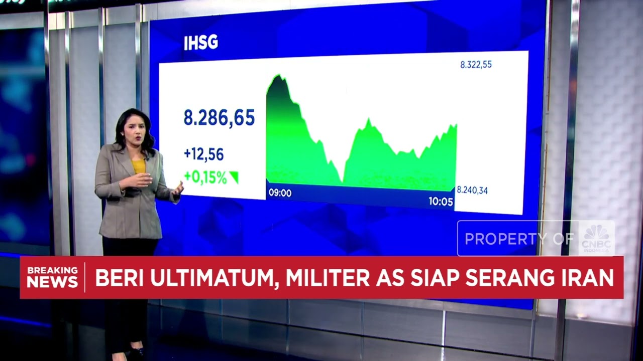 IHSG Bergerak Volatil, hingga Trump Ancam Serang Iran