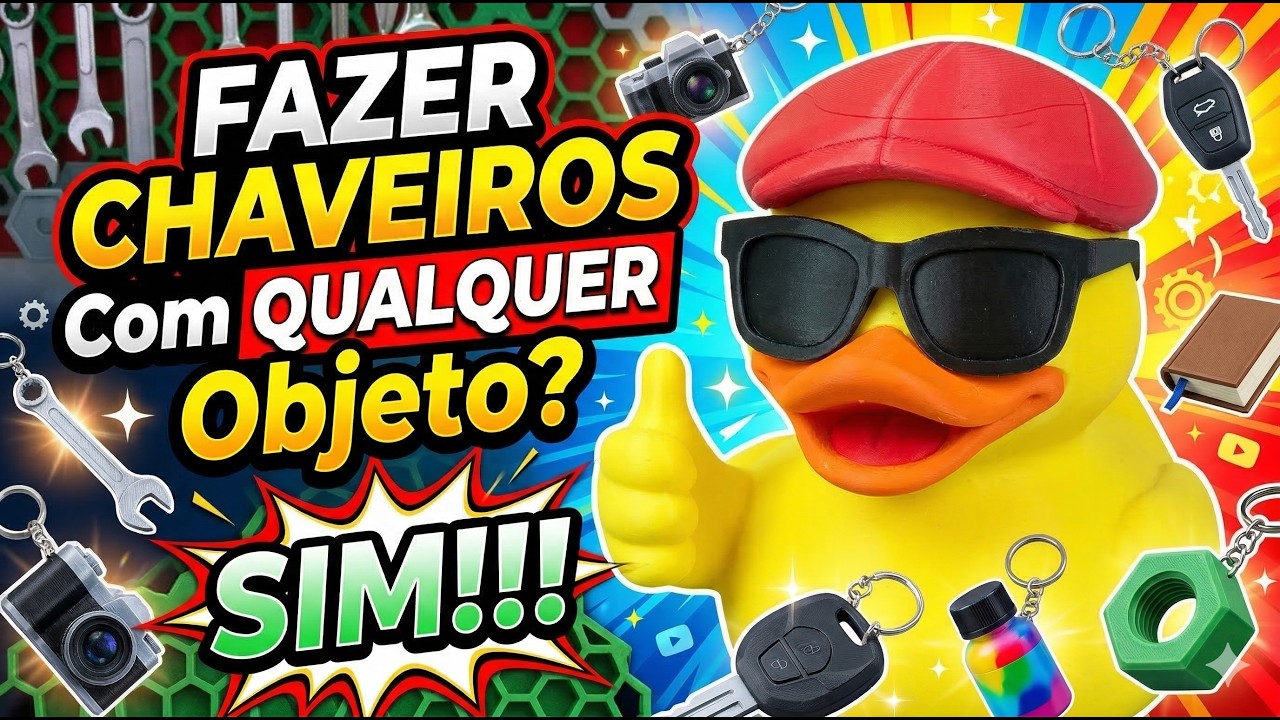 Por que esses chaveiros 3D estão vendendo tanto?