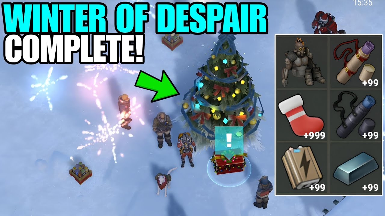 OP LOOT!! WHAT CAN YOU GET AFTER COMPLETING WINTER OF DESPAIR EVENT - Last Day on Earth: Survival