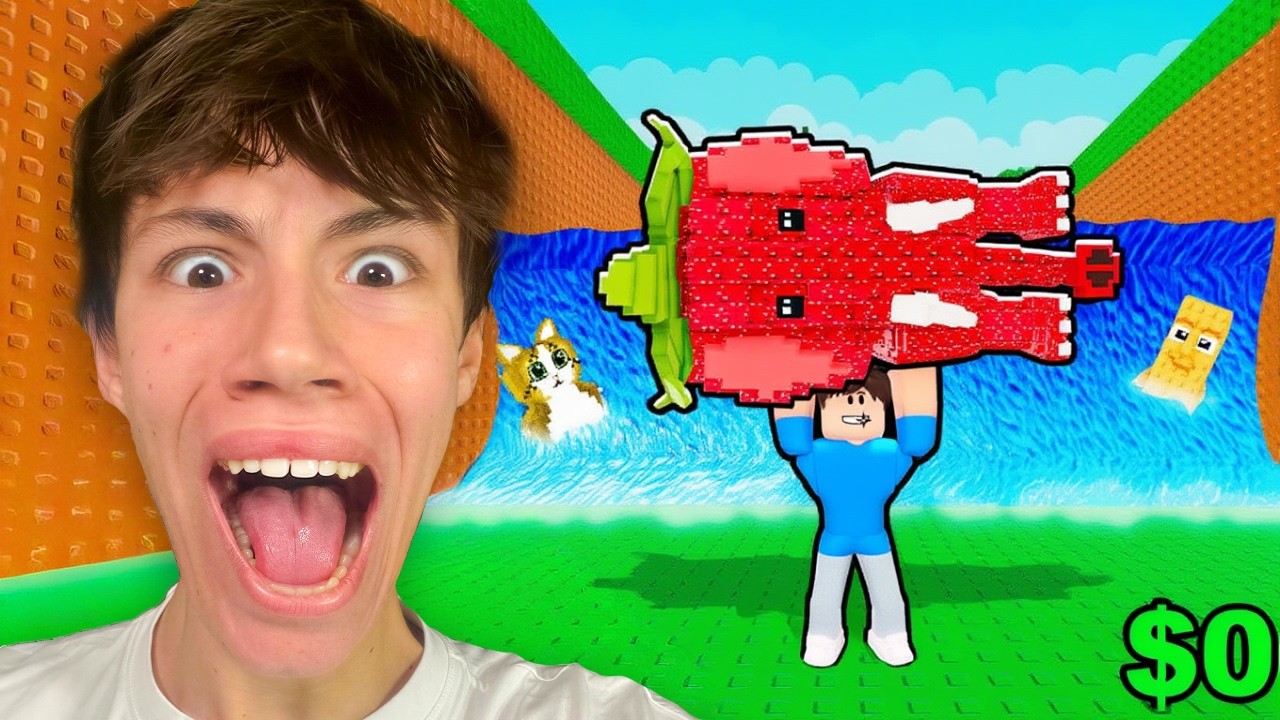 DA $0 A $100 TRILIONI SALVANDO I BRAINROT CELESTIAL DALLO TSUNAMI su ROBLOX!