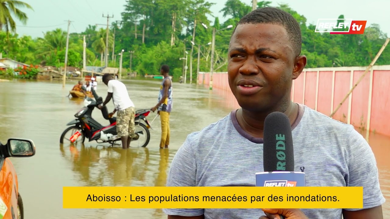 Aboisso : Les populations menacées des inondations