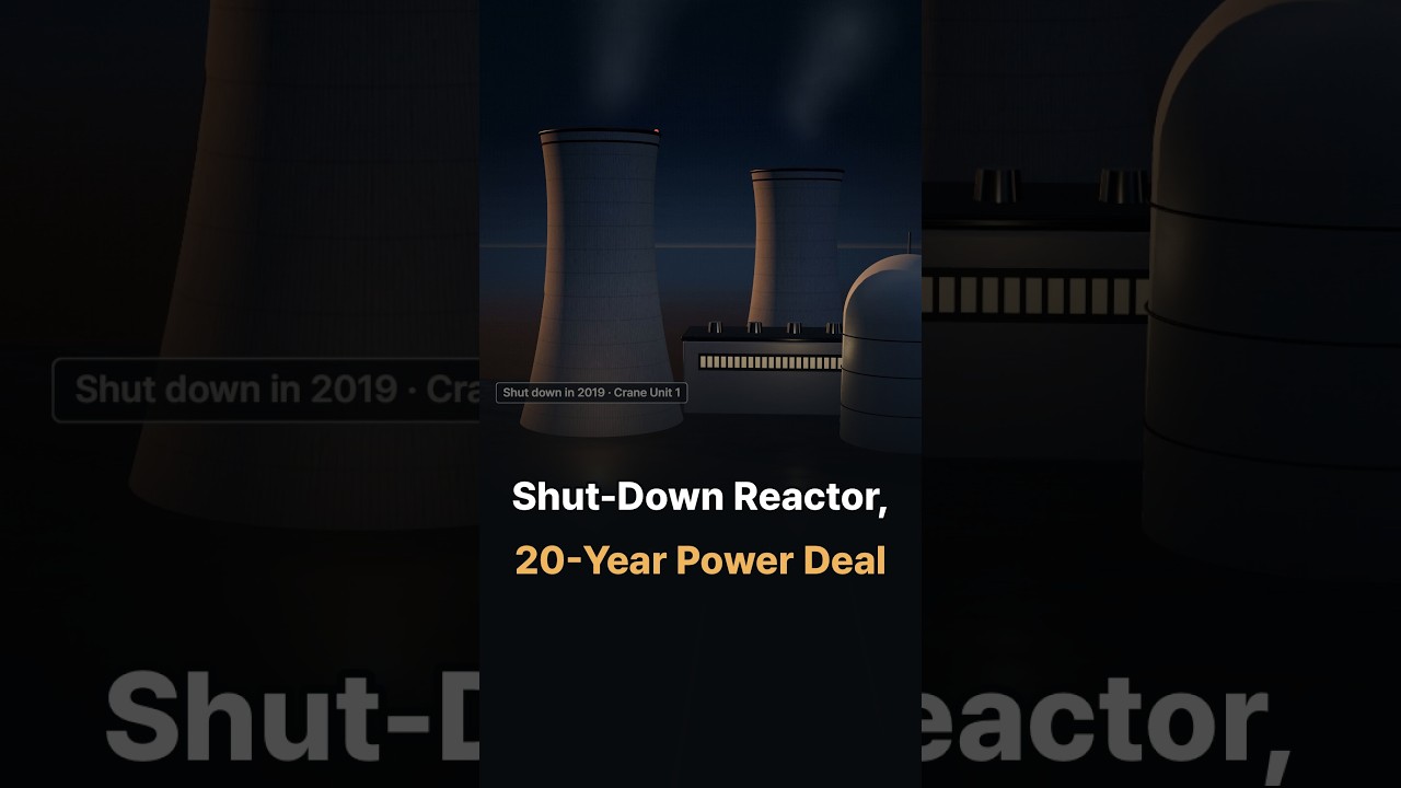 Microsoft Agreed to Buy 20 Years of Power From a Reactor Shut Down in 2019 &mdash; Here's Why