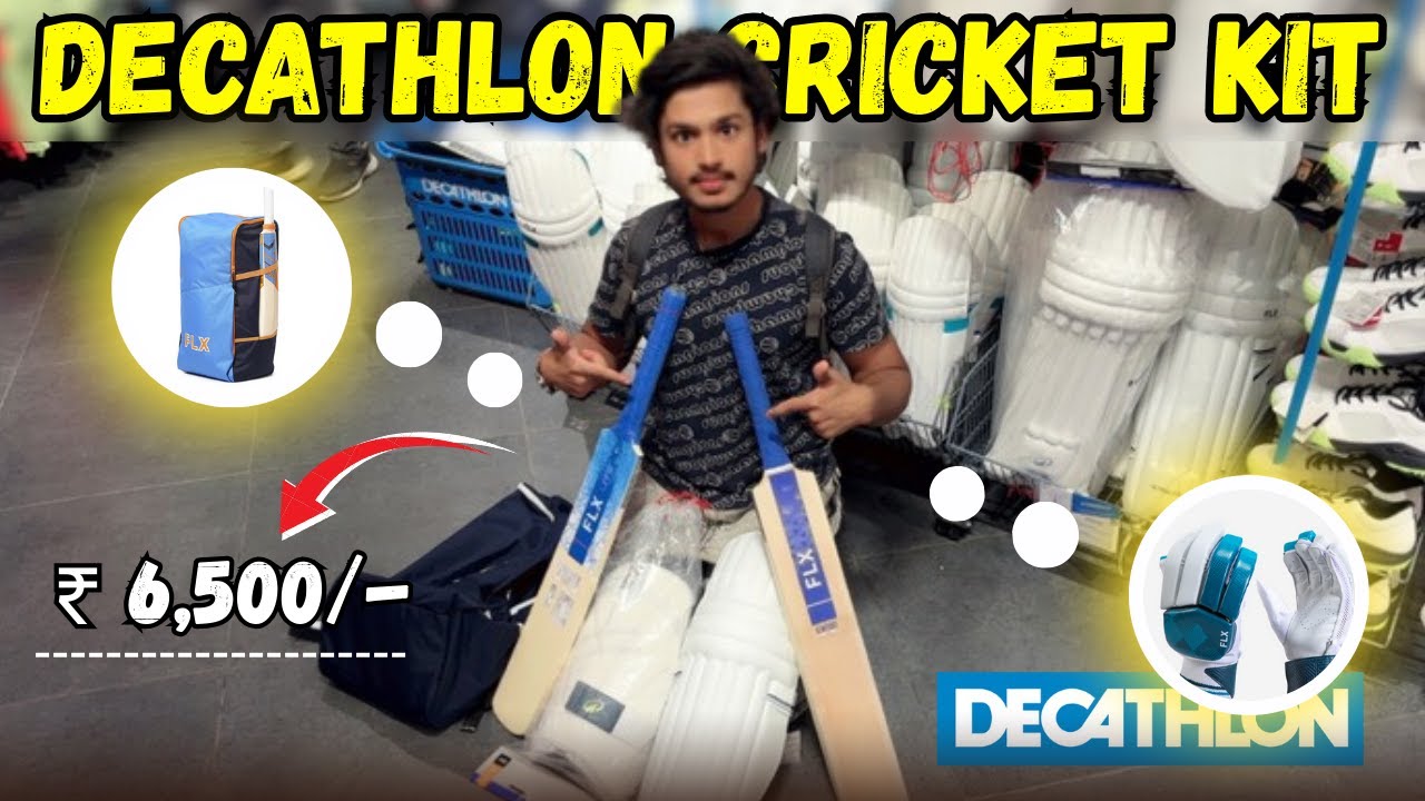 Cricket Kit Shopping From !! Decathlon FLX 😍 | Full Cricket Kit Review !!