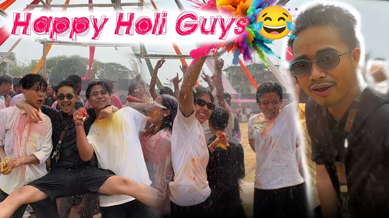 Happy Holi Guy’s 🤣 | Agartala Holi Fastival 2025🔥