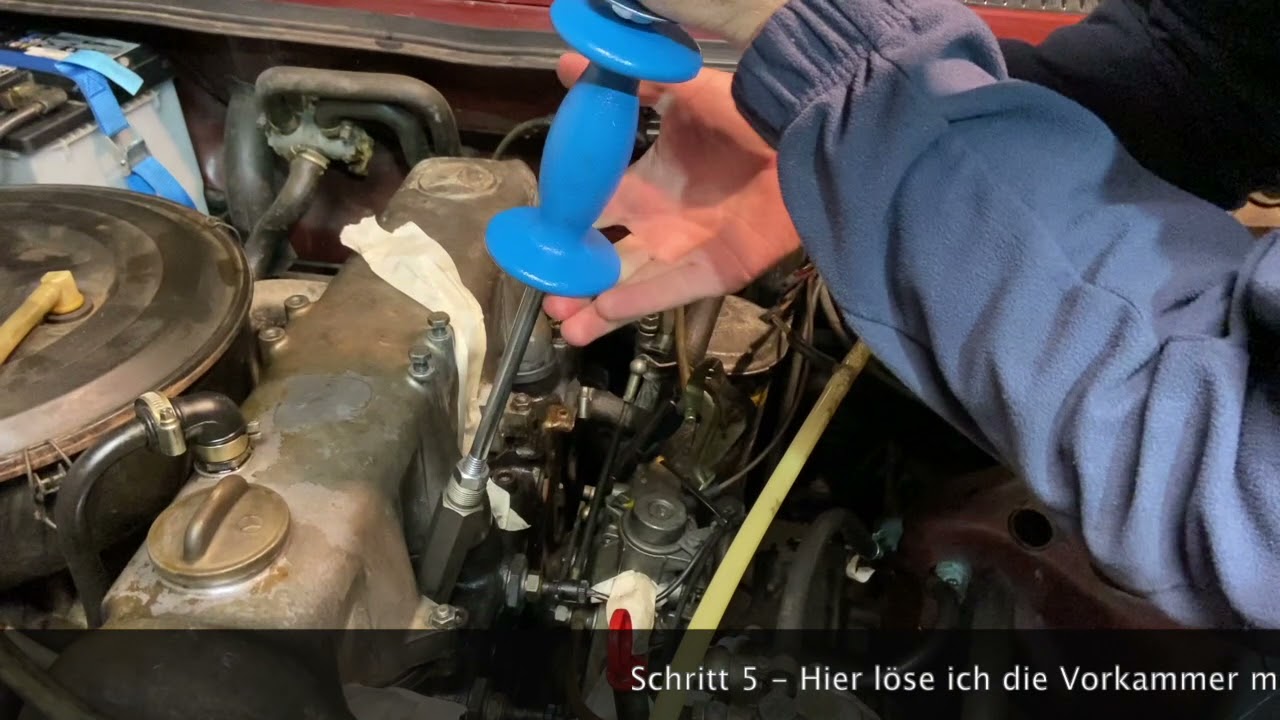 W123 - 300D (OM617): Tauschen der Vorkammern.
