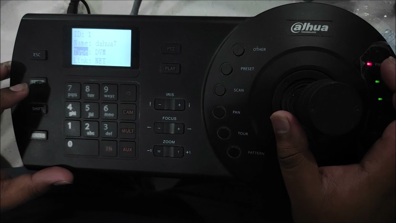 Dahua NKB1000 with Dahua Network PTZ Camera direct connection | Urdu | English Subtitles