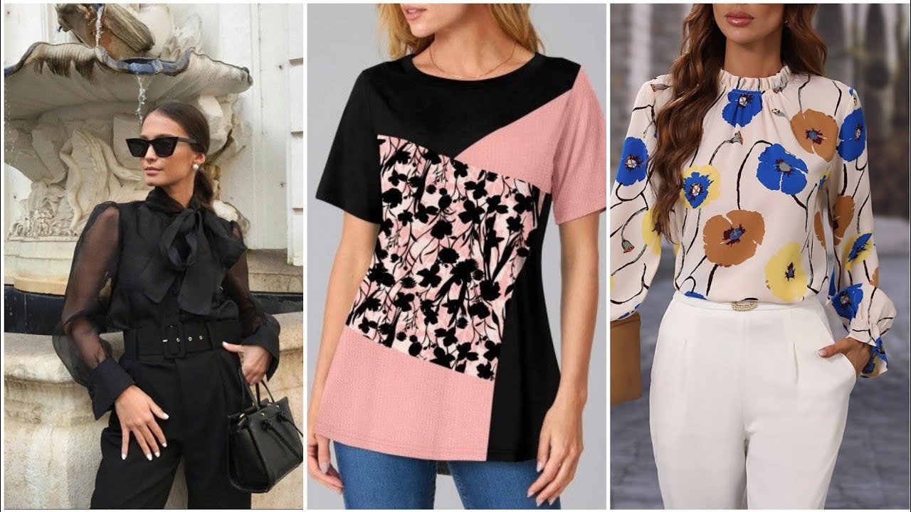 Moda 2025 BLUSAS BONITAS 100”Ideas De blusas bonitas MODELOS casuales 25/2026#fashion #shirts #style
