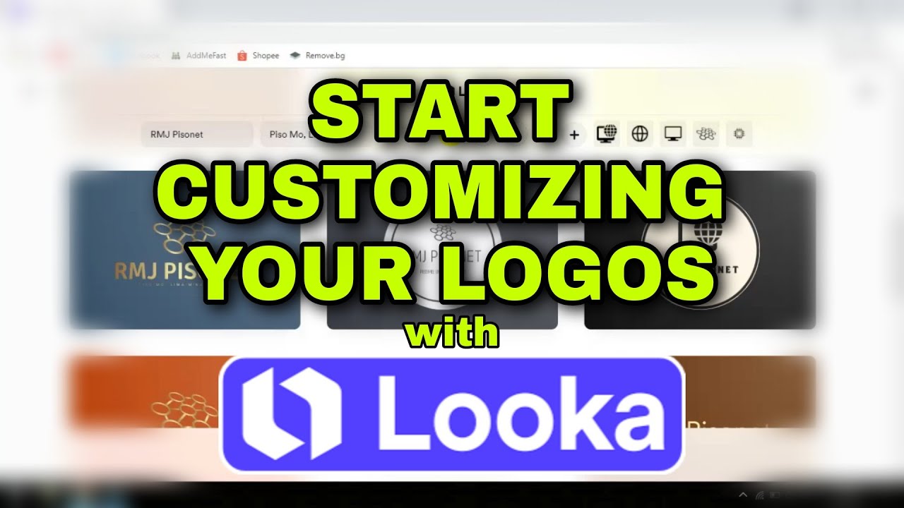 Looka | Customizing Your Business Logo In Minutes | Pisonet Troubleshooting | #84 | rmj pisonet