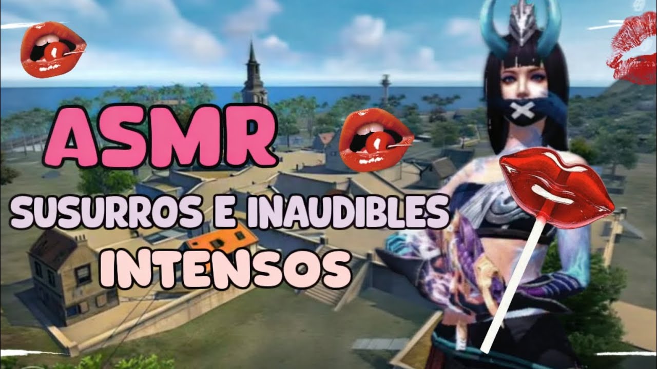 ASMR |Susurros suaves y besitos 💋 Para relajarte después de un día  largo mientras juego free fire ✨