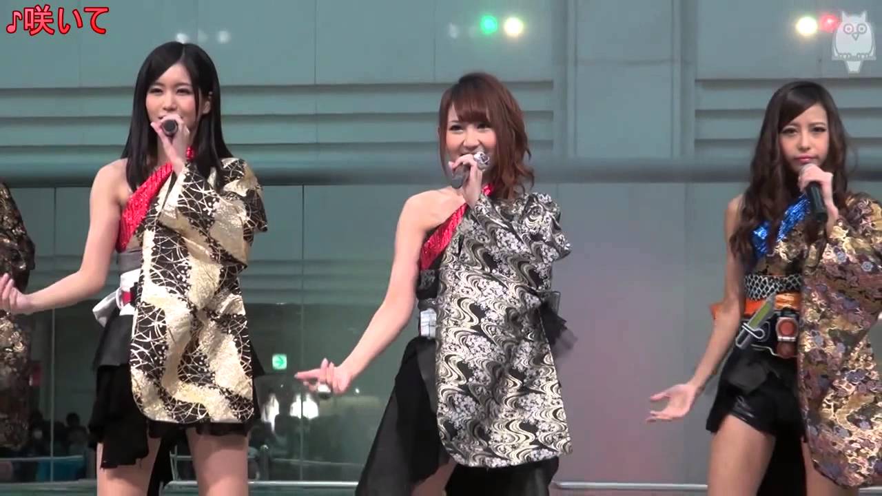咲いて (Saite) - 仮面ライダーGIRLS (Kamen Rider Girls) ExA Launch Event 20131229 Ikebukuro TV