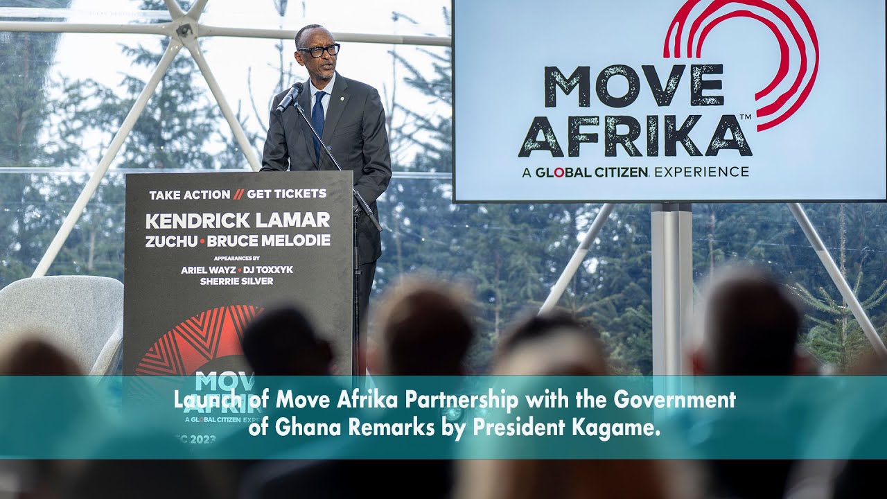 Launch of Move Afrika Partnership with the Government of Ghana | Remarks by President Kagame.