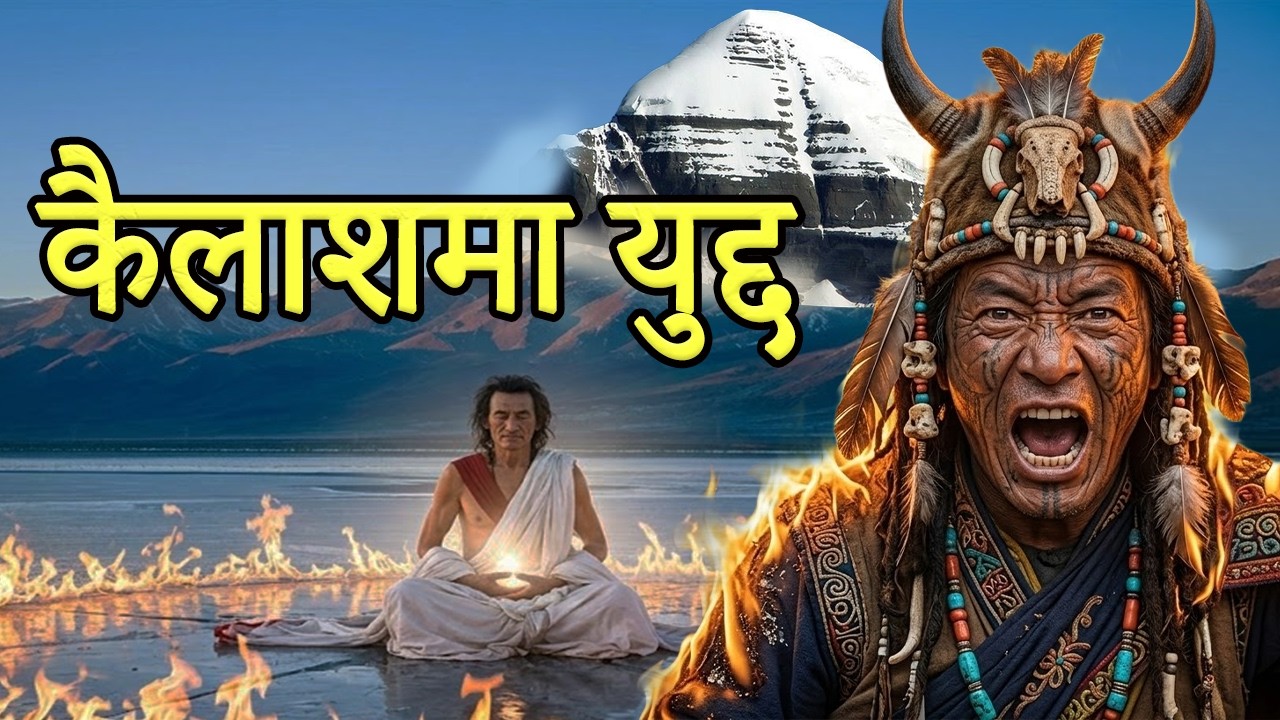 कैलाशमा मिलारेपा र नारो वोनको युद्द l The battle between Milarepa and Narobon at Kailash