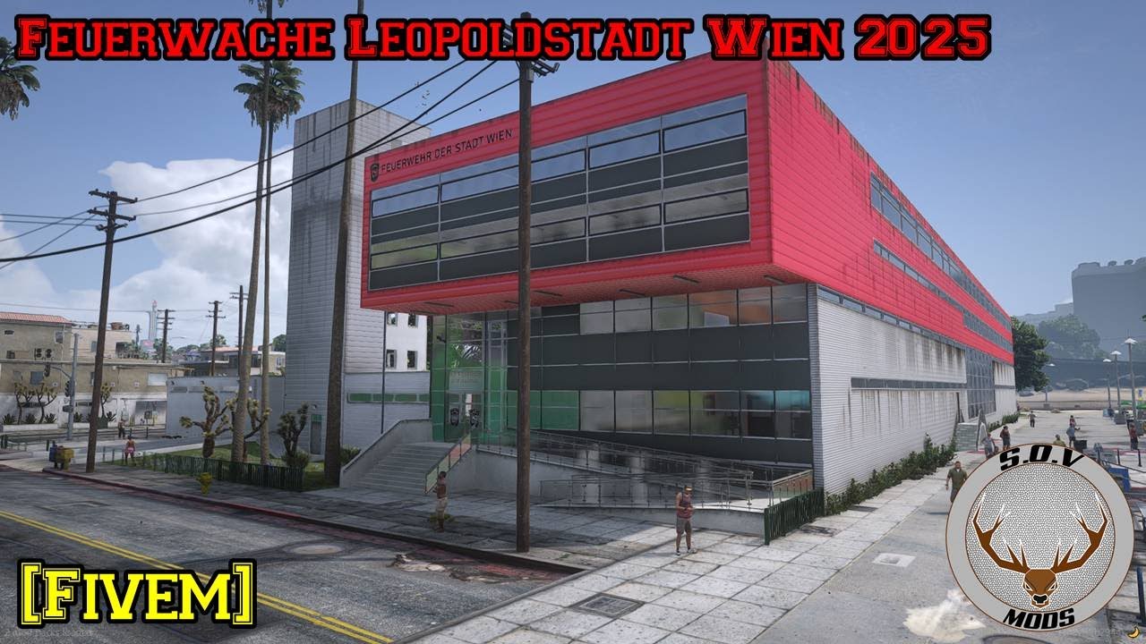 Feuerwache Leopoldstadt Wien 2025 - Vienna Fire Station [GTAV/FIVEM]