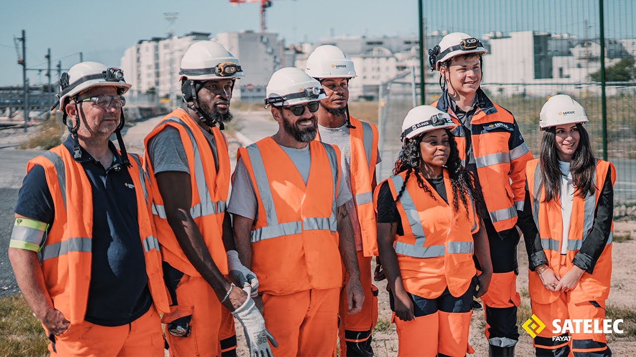 SATELEC Pole Industrie :chantier Charles de Gaulle Express