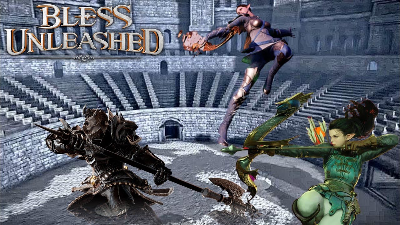 Bless Unleashed Pvp 3v3 - With 2 POWER RANGERS