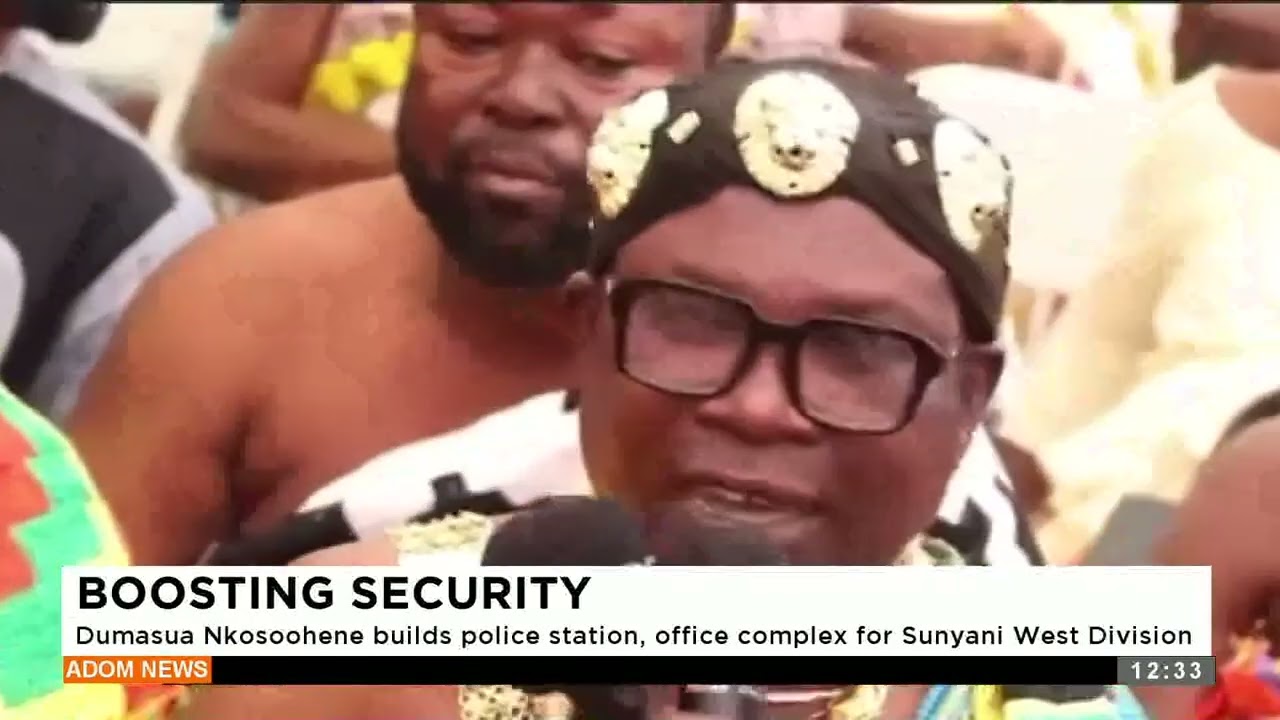 Boosting Security: Dumasua Nkosoohene builds police station office complex for Sunyani West Division