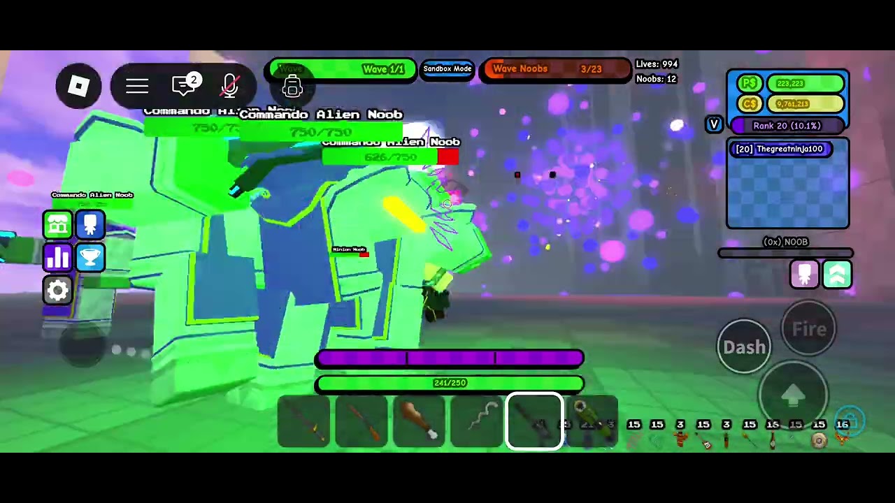 I BEAT EVERY BOSS AT ONCE IN NOOB MAYHEM part 2 (but too much upgrades with custom weapons)