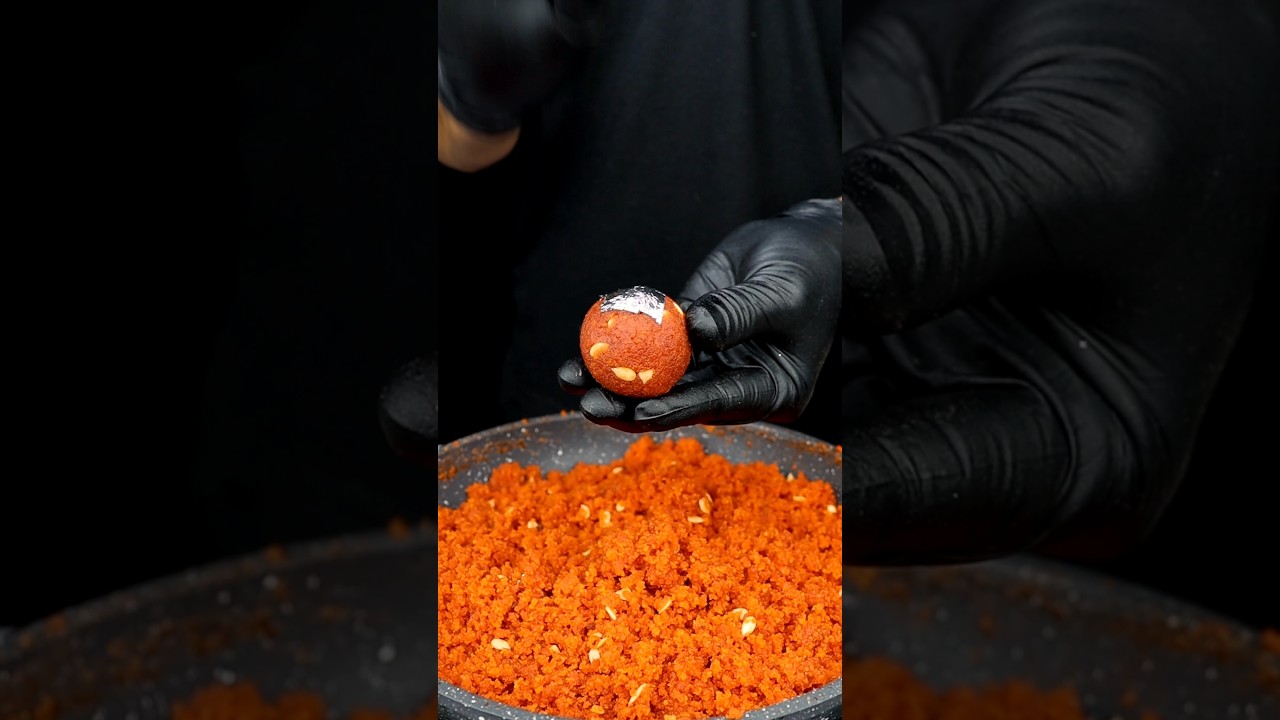 Easy Motichur Laddu ASMR #shorts #viral #asmrcooking