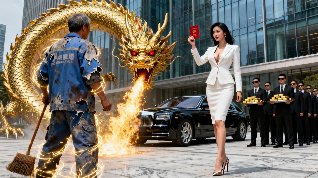 【FULL】所有人都嫌弃50岁清洁工，只有美女总裁看出他是真龙，甩出千亿支票+100套豪宅求娶：求你娶我母亲！！#爽文 #爽剧 #movie