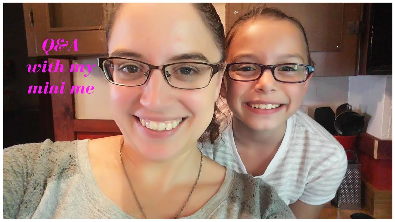 Q&A with my daughter