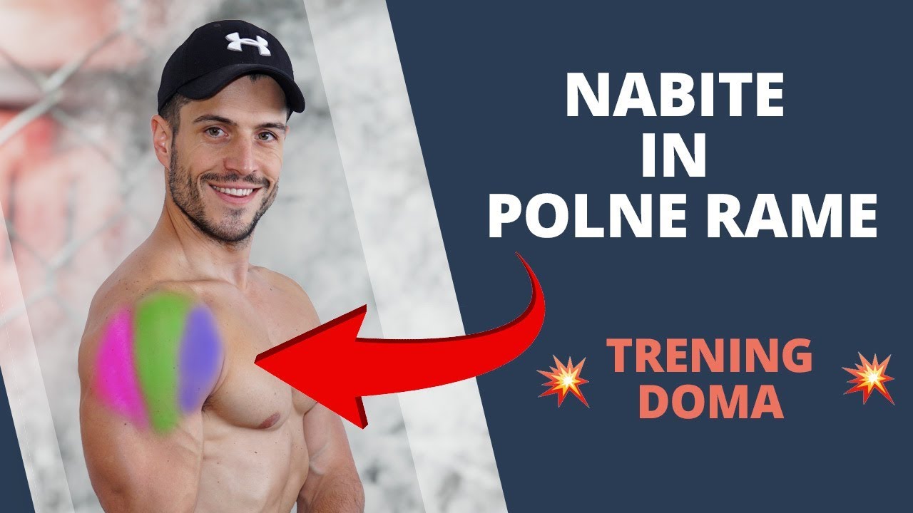 Vodeni trening 🎥 5 top vaj za polne, nabite in izklesane rame 💪