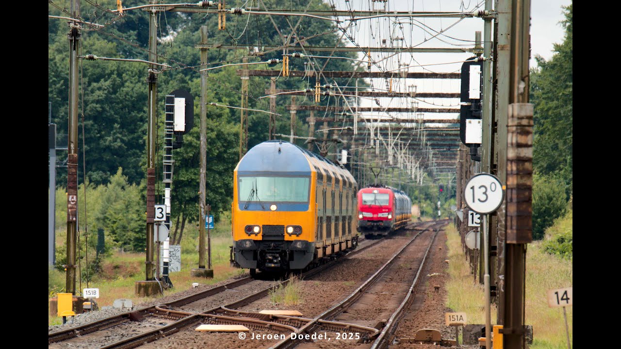 Wegslepen defecte NS DDZ & DBC 193 310 met Dolime in Dieren