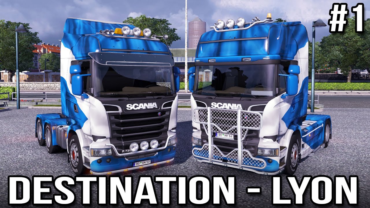 Destination - Lyon! with Keralis | Ep 1 of 3 | Euro Truck Simulator 2 Multiplayer