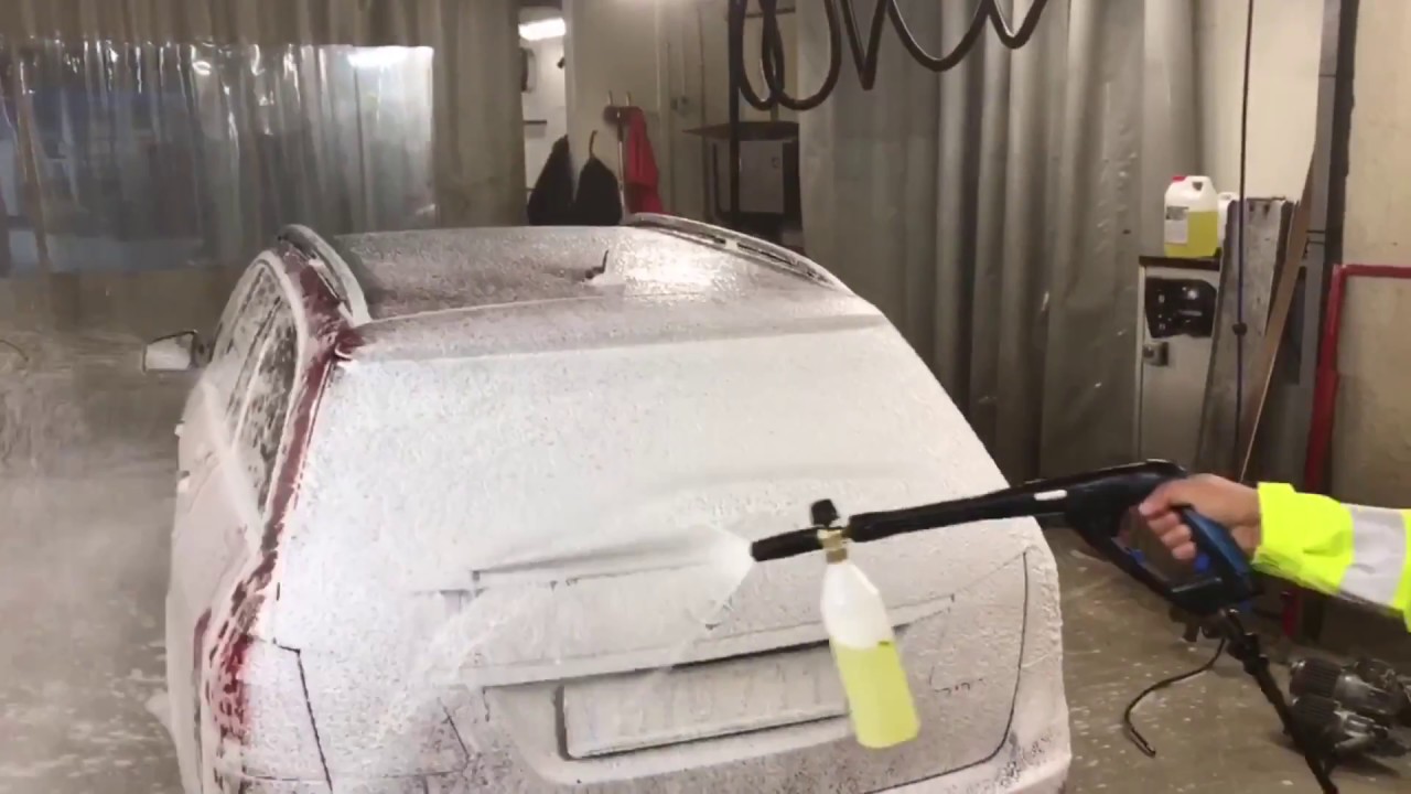 Skumlans + alkalisk avfettning