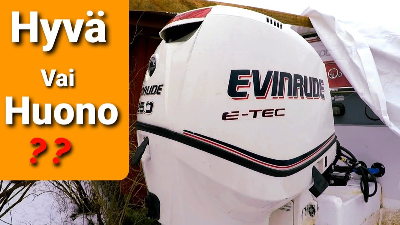 Evinrude 250hp E-tec G1 Per&auml;moottori.