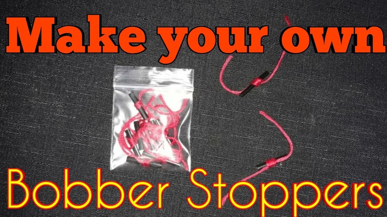 DIY How to make Bobber Stops- Slip Bobber Stopper knots