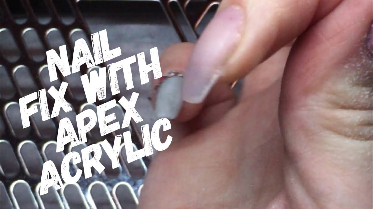 How to apply a nail tip Correctly | Nail Fix with Light Elegance Apex Acrylic
