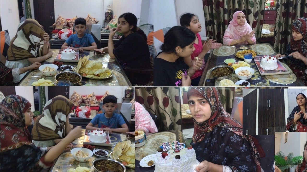 Roza iftar mein birthday 🎂🎂 celebration 🎉 |  Eid ki teyohari |  Roza iftar | farha Vlog 