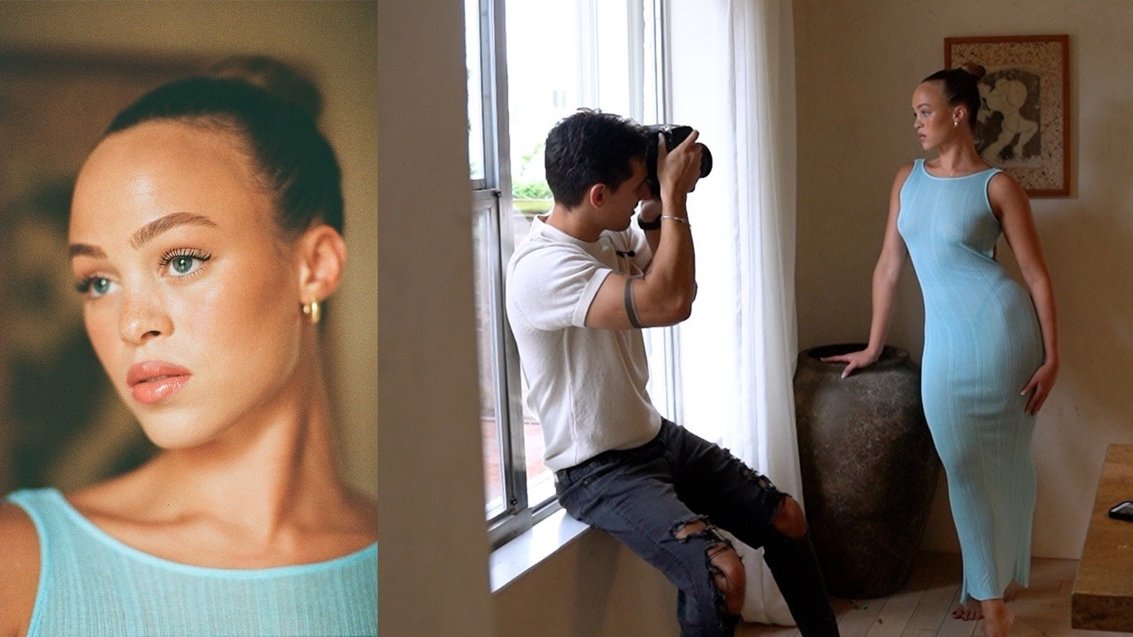 Maximizing a Simple Location | BTS Studio Photoshoot w/ Alyssa Lawrence | Canon R5, RF 24-105 2.8