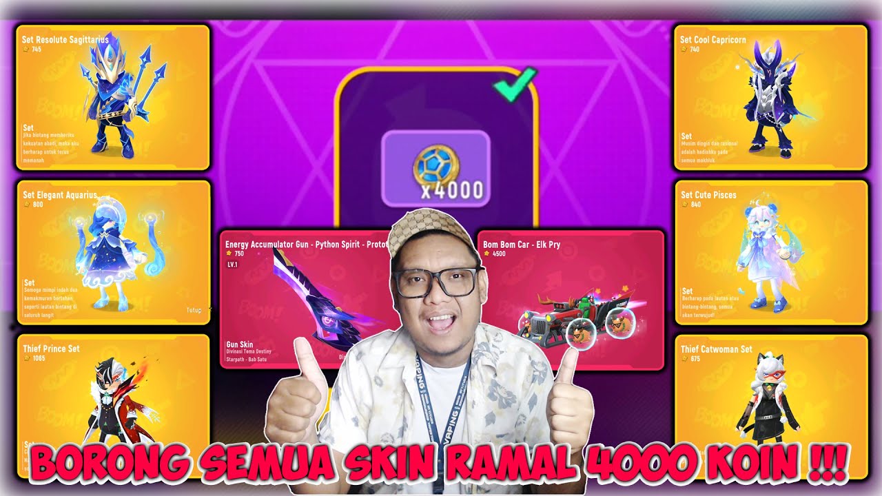 Mr. Kong WOW BORONG SEMUA SKIN SET RAMAL SAUSAGE MAN LETS GOOO !!! #mrkong #sausageman