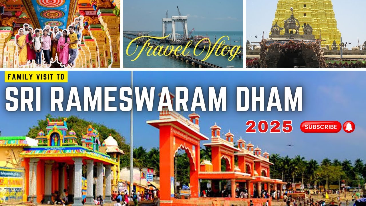 Rameshwaram Dham Yatra 2025| Rameshwaram Mandir Darshan@sanjuktaavmfamily