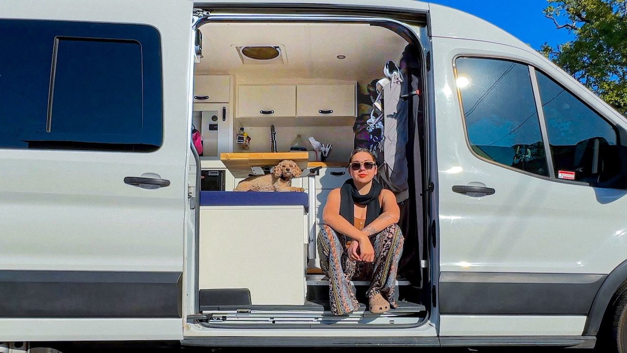 Solo Female Car Camper with Dog | what living in a van really looks like
