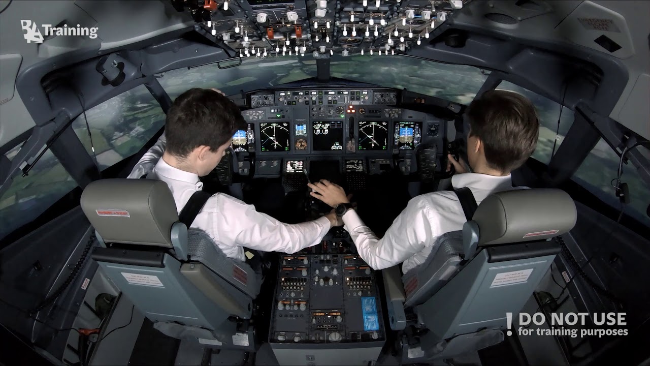 Crosswind Take-off and Landing on a Brand New Boeing 737 NG FFS