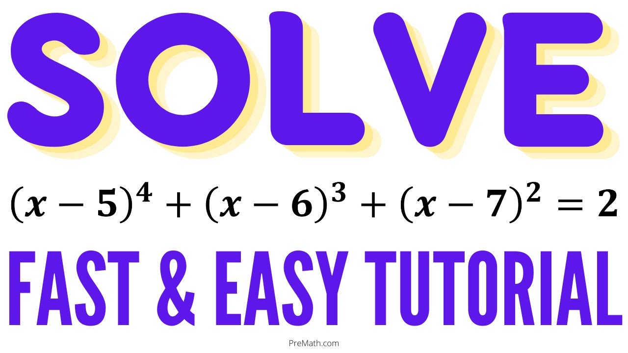 Can You Solve this Polynomial Equation? | Fast & Easy Tutorial