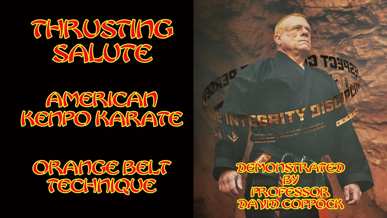 Thrusting Salute   American Kenpo Karate